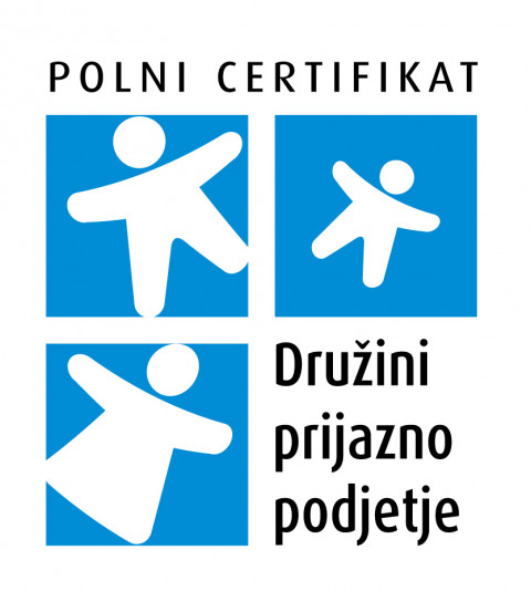 Družini prijazno podjetje - polni certifikat